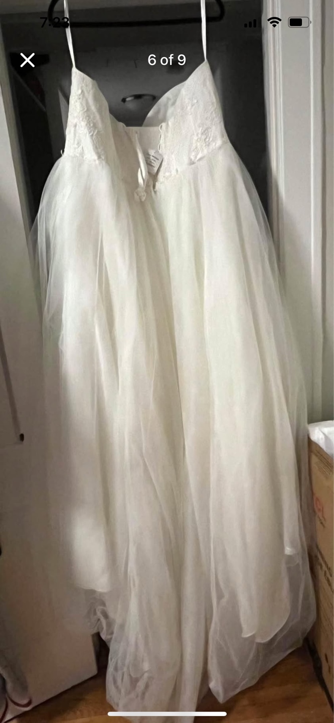 David's Bridal Plus Size Wedding Dress - photo 5
