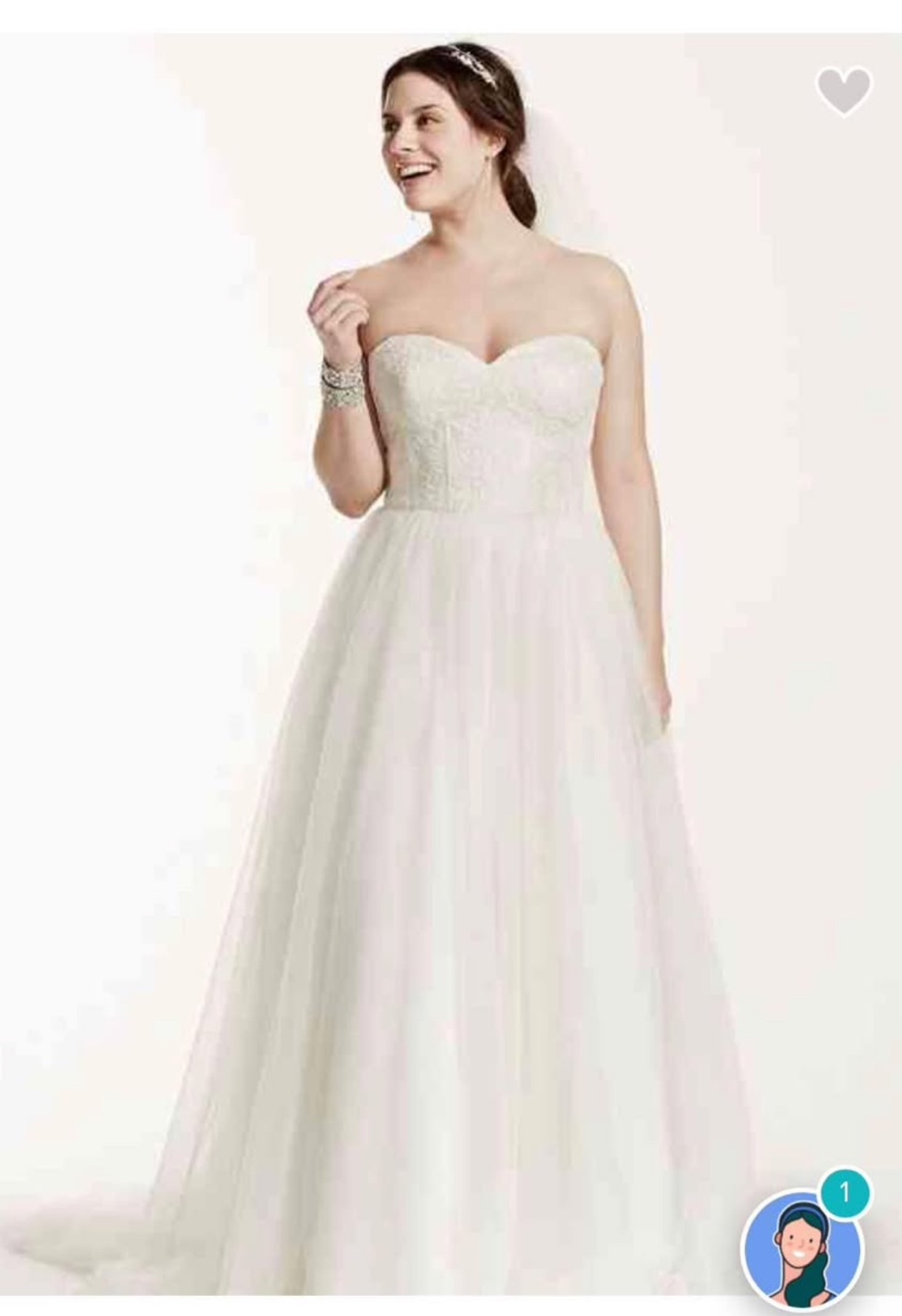 David's Bridal Plus Size Wedding Dress