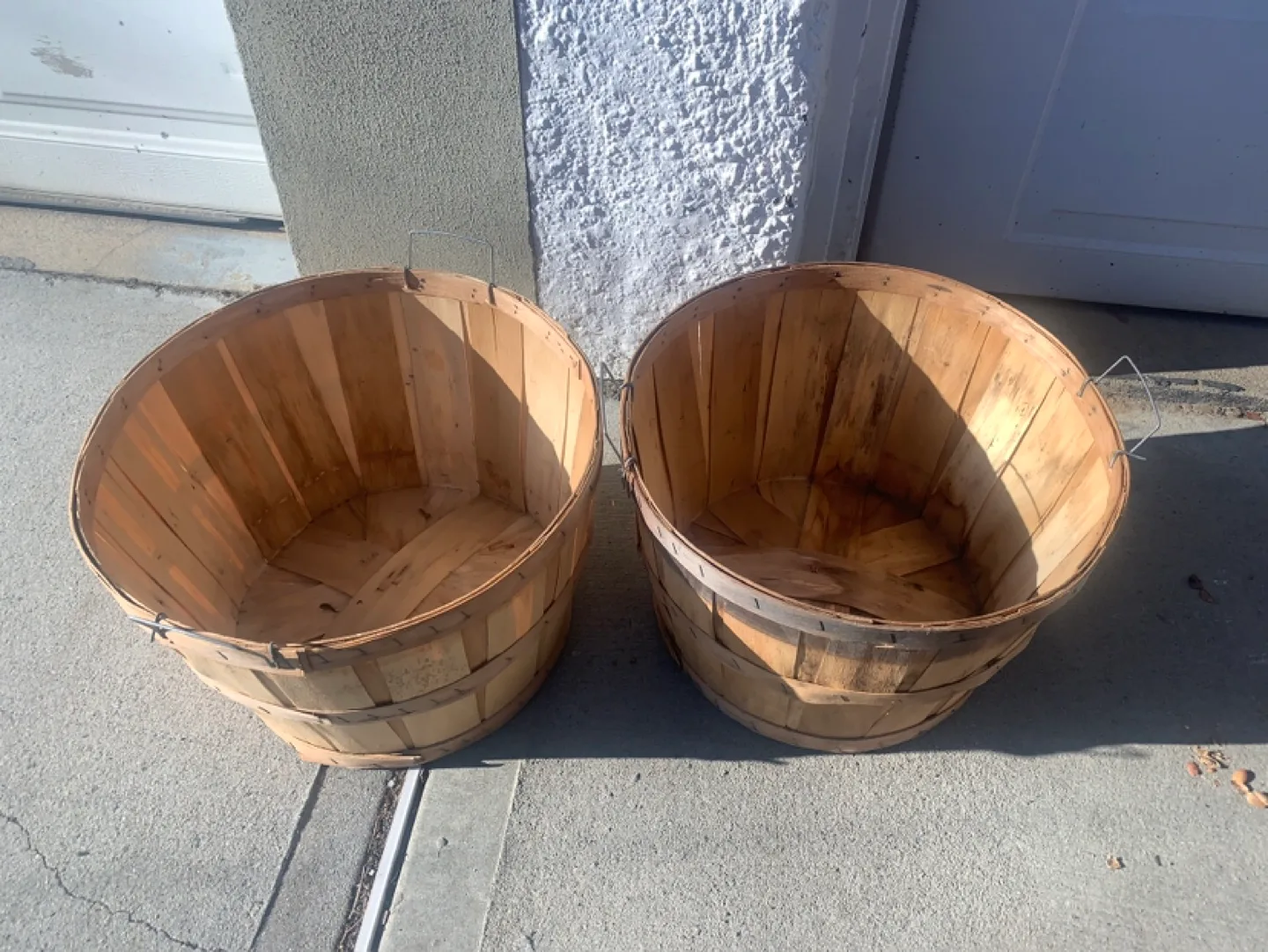 Two Wooden Apple Baskets 🧡 image indicator(2)