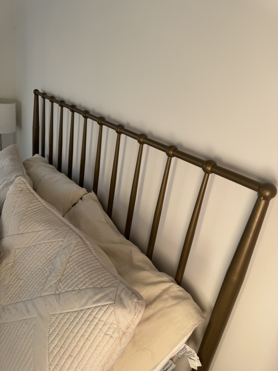 Gold Metal Full Size Platform Bed Frame - photo 2