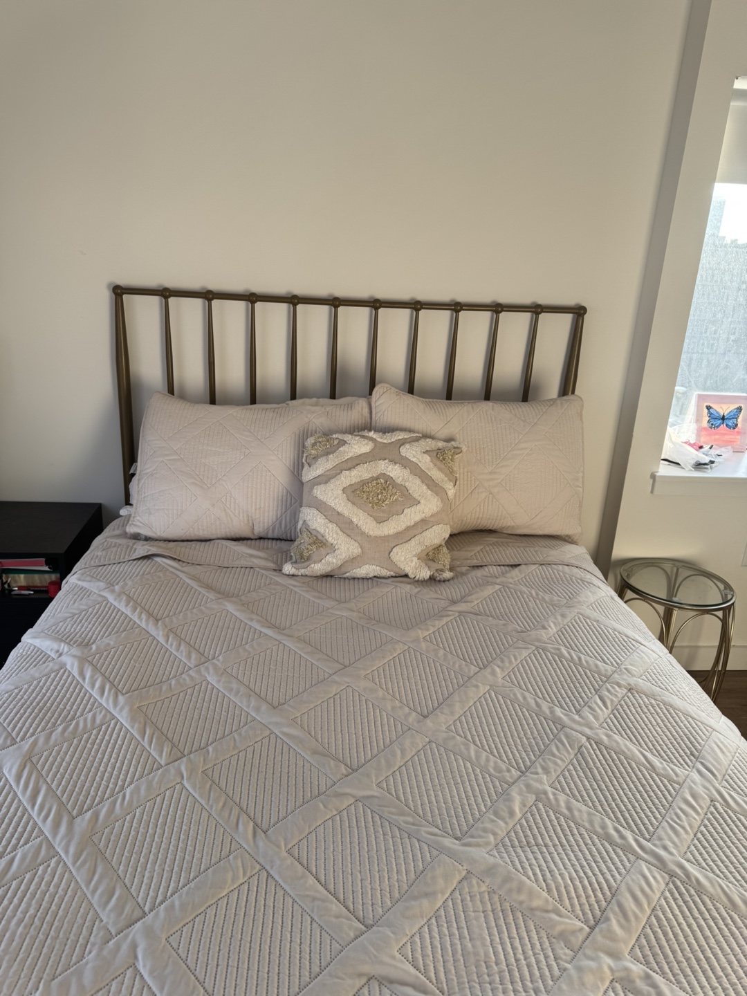 Gold Metal Full Size Platform Bed Frame - photo 3