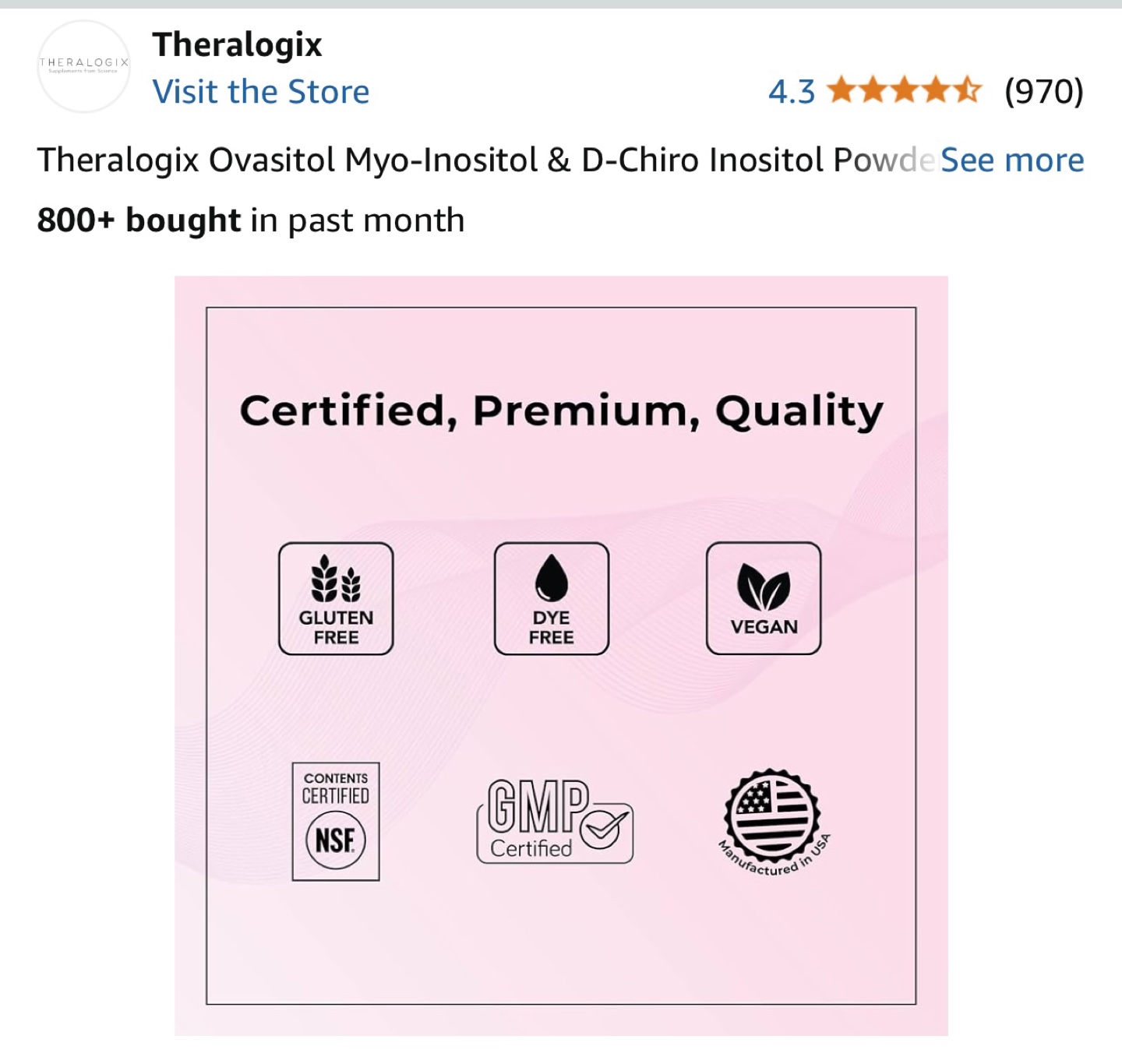 Inositol Powder Supplement - photo 4