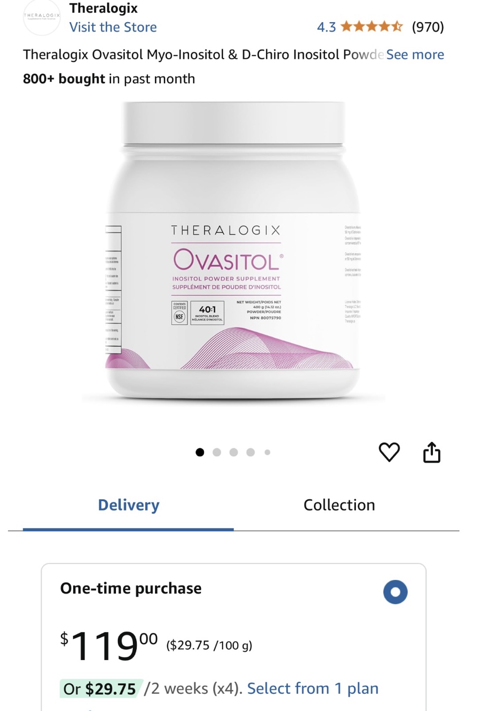 Inositol Powder Supplement - photo 2