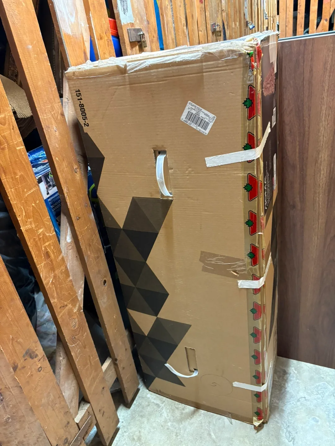 6 1/2 Foot Pre-lit Pink Flocked Artificial Christmas Tree image indicator(3)