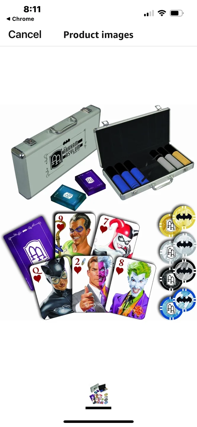 Arkham Asylum Poker Set - New in Box image indicator(2)