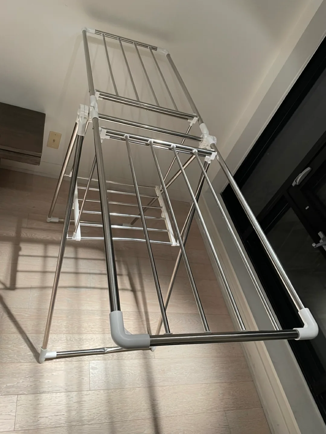 Stainless Steel Double-Layer Foldable Clothes Drying Rack image indicator(2)