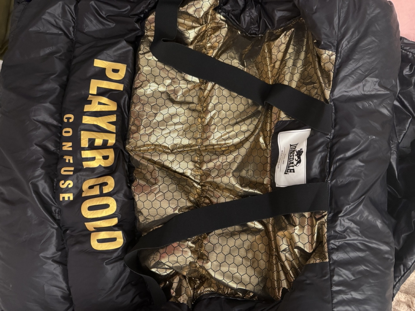 Jonsdale Gold Puffer Jacket perfect for winter - photo 4