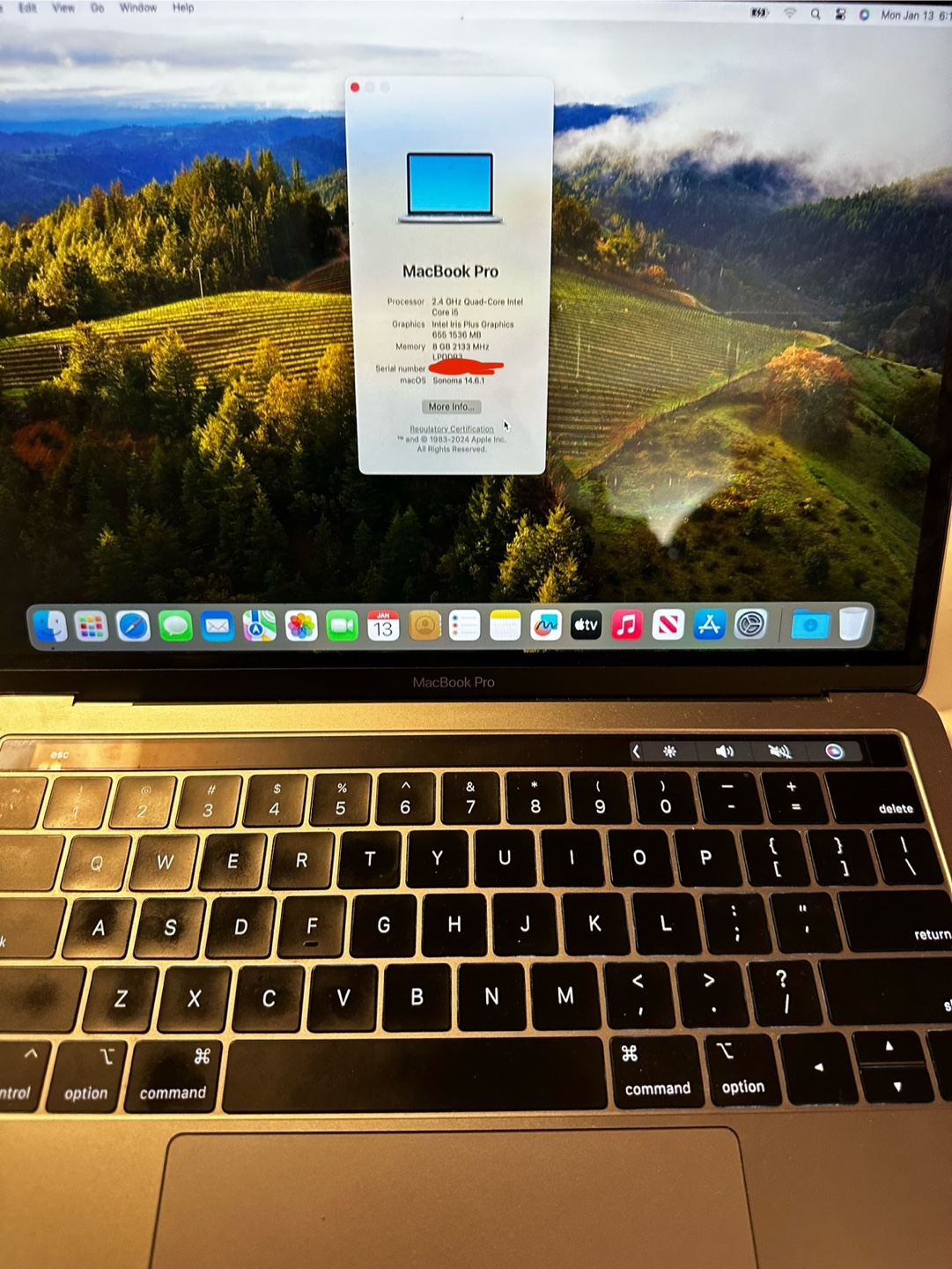 MacBook Pro 13 inch 512G storage - photo 3