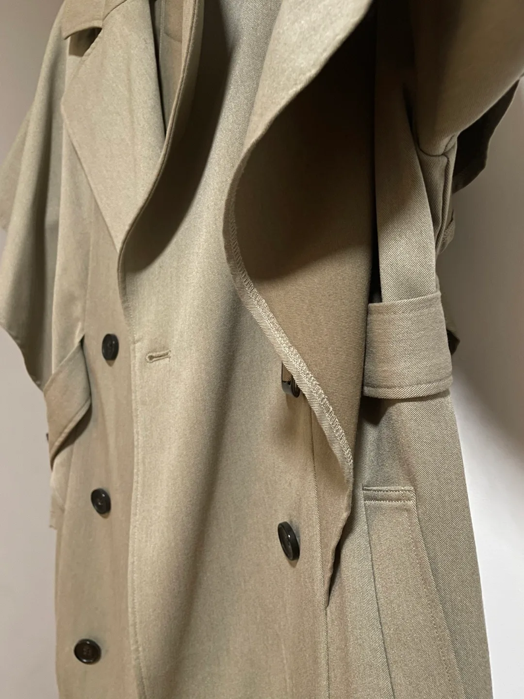 Taupe Trench Coat image indicator(4)