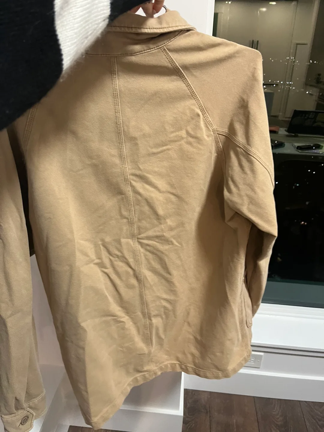 Beige Chore Coat Jacket image indicator(2)