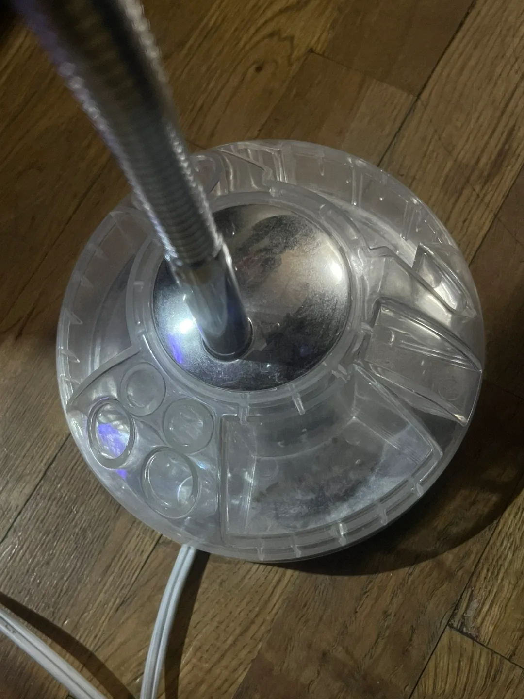 🧡Vintage Desk Lamp with Flexible Gooseneck and Clear Base image indicator(3)