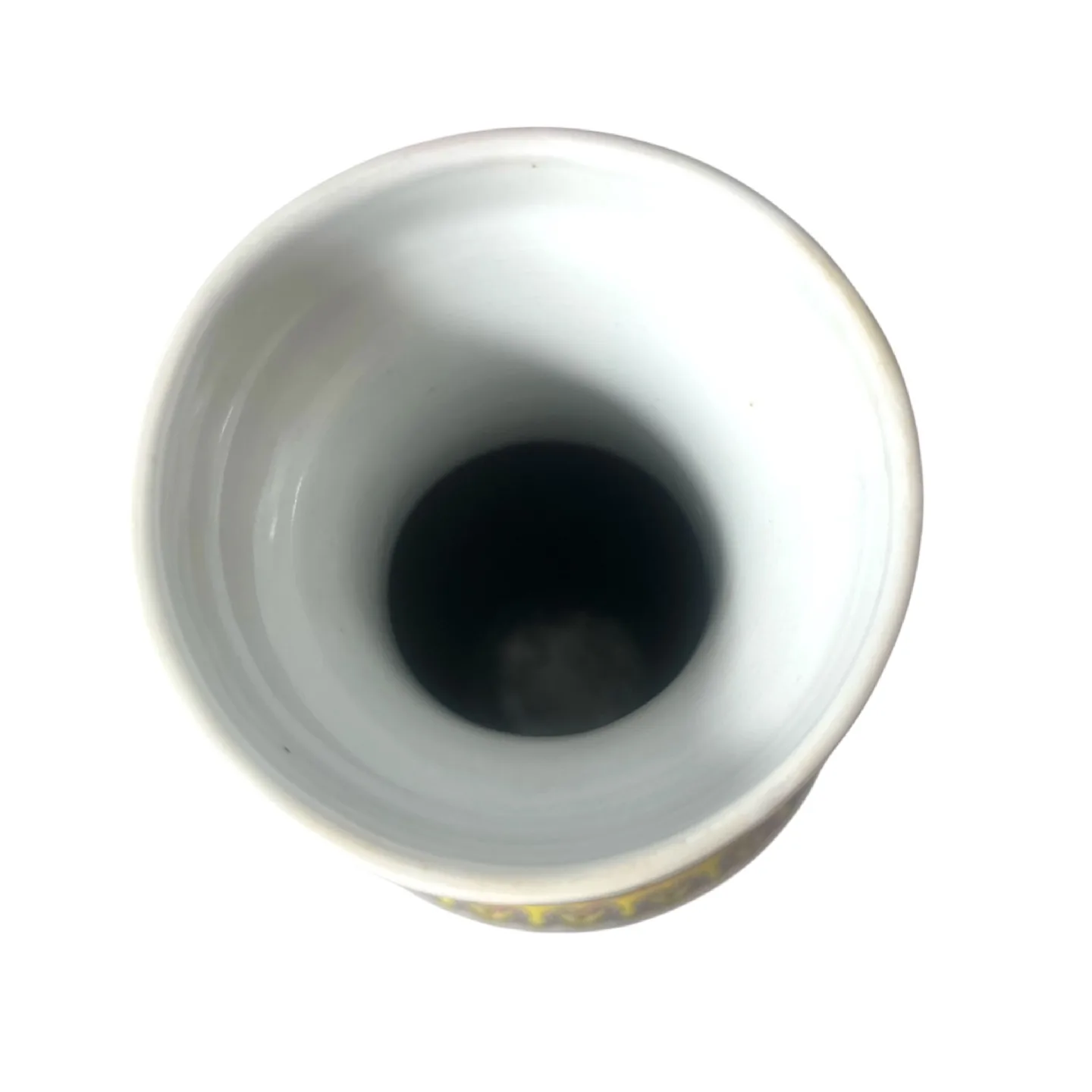 Vintage Chinese Porcelain Vase with Floral and Peacock Design image indicator(5)