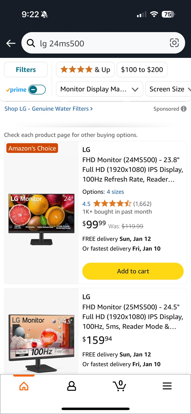Brand New LG 24MS500 24-inch Monitor - photo 5