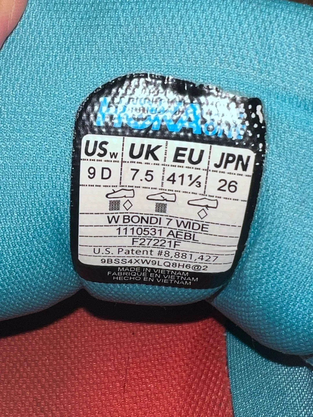 🧡Hoka Bondi 7 Women's Running Shoes - Size 9 Wide image indicator(3)