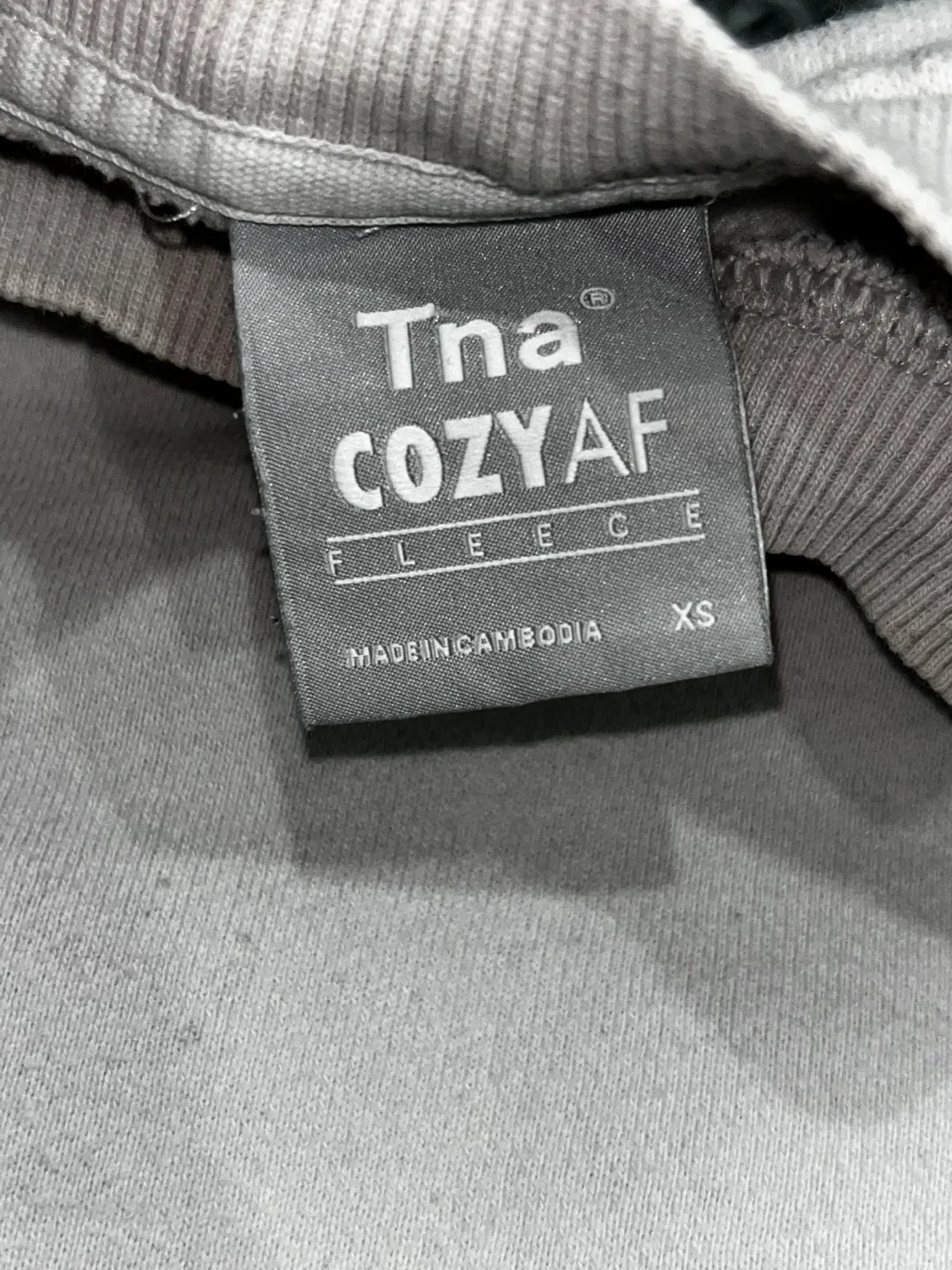 Tna CozyAf Fleece Crewneck Sweatshirt - Size XS image indicator(2)