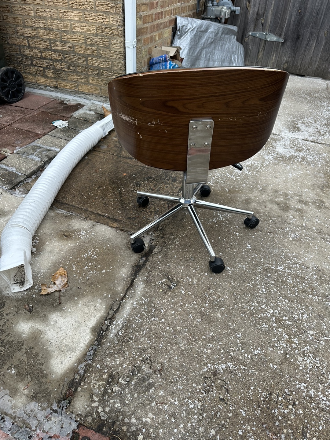 Mid-Century Modern Swivel Office Chair - photo 3
