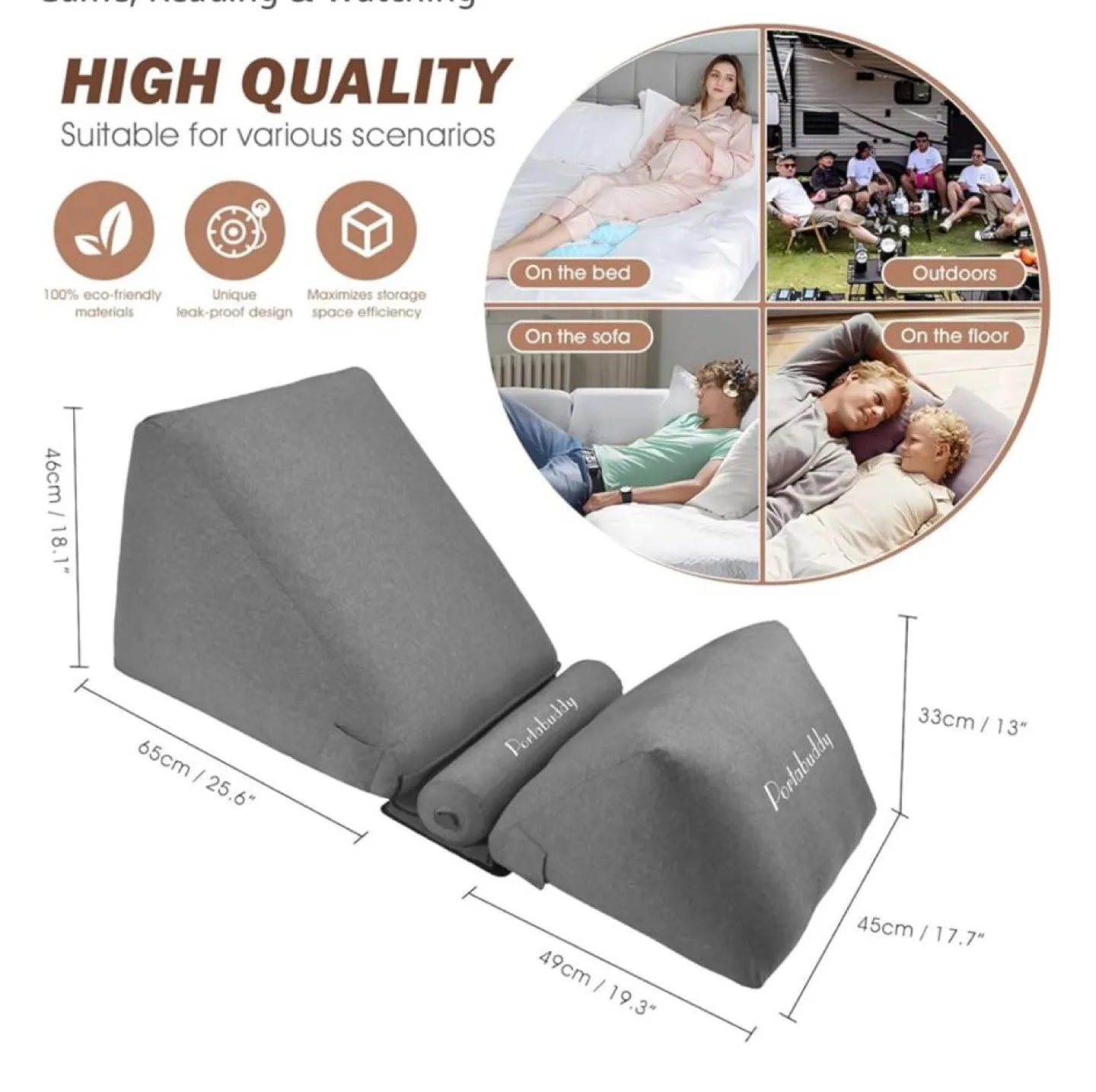 Portabuddy Inflatable Wedge Pillow Set image indicator(2)