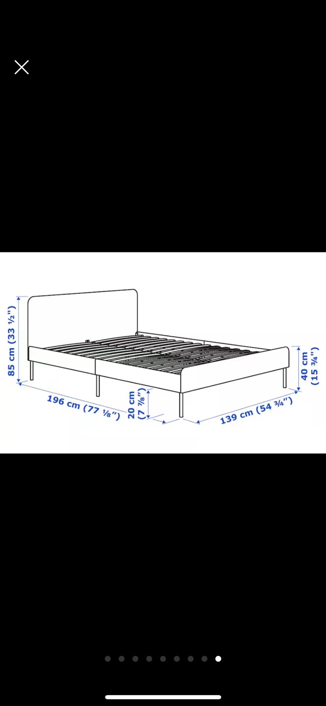 IKEA Slattum Bed Frame (Size: Full)