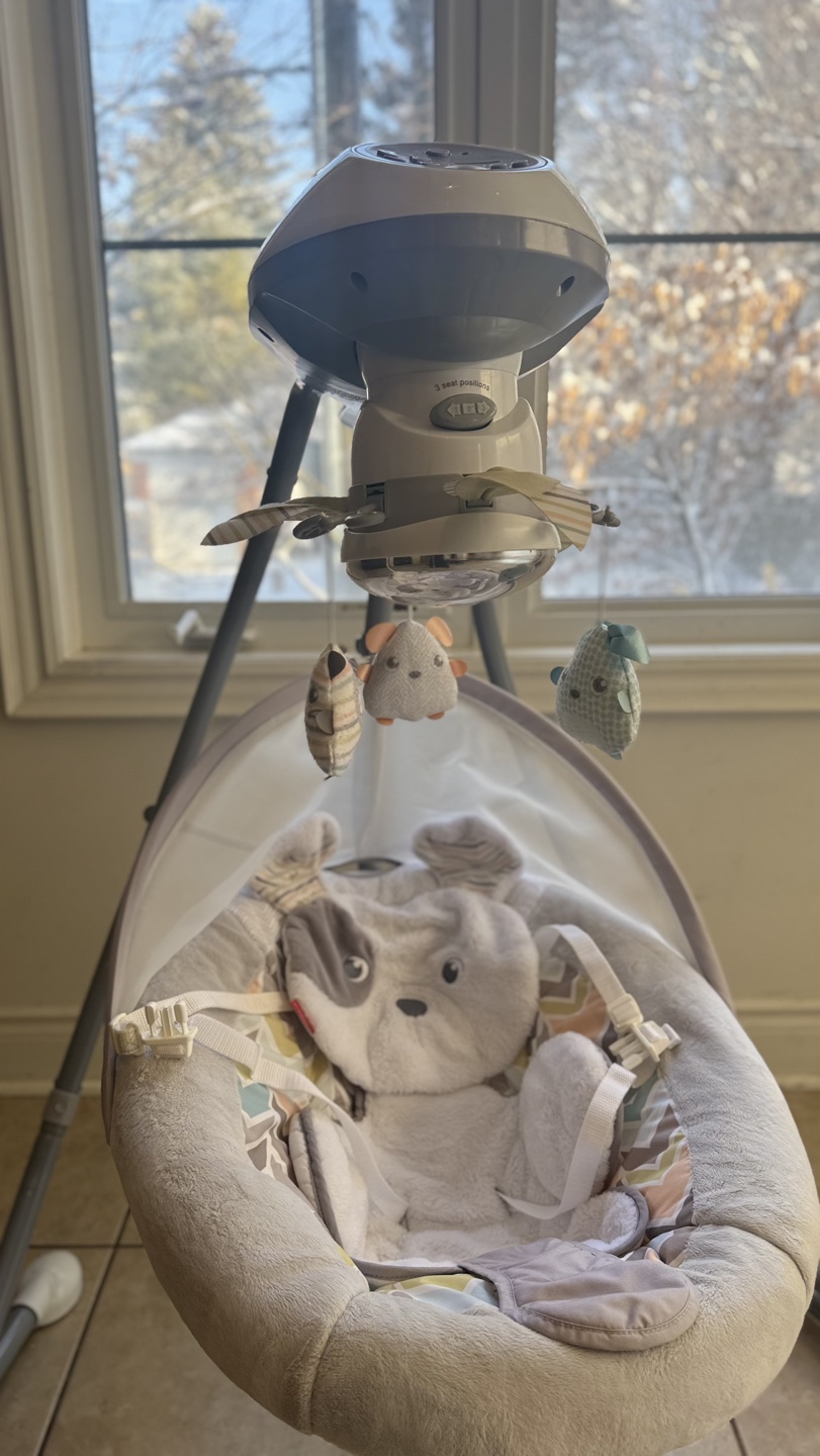 Fisher-Price Sweet Snugapuppy Dreams Cradle Swing - photo 3