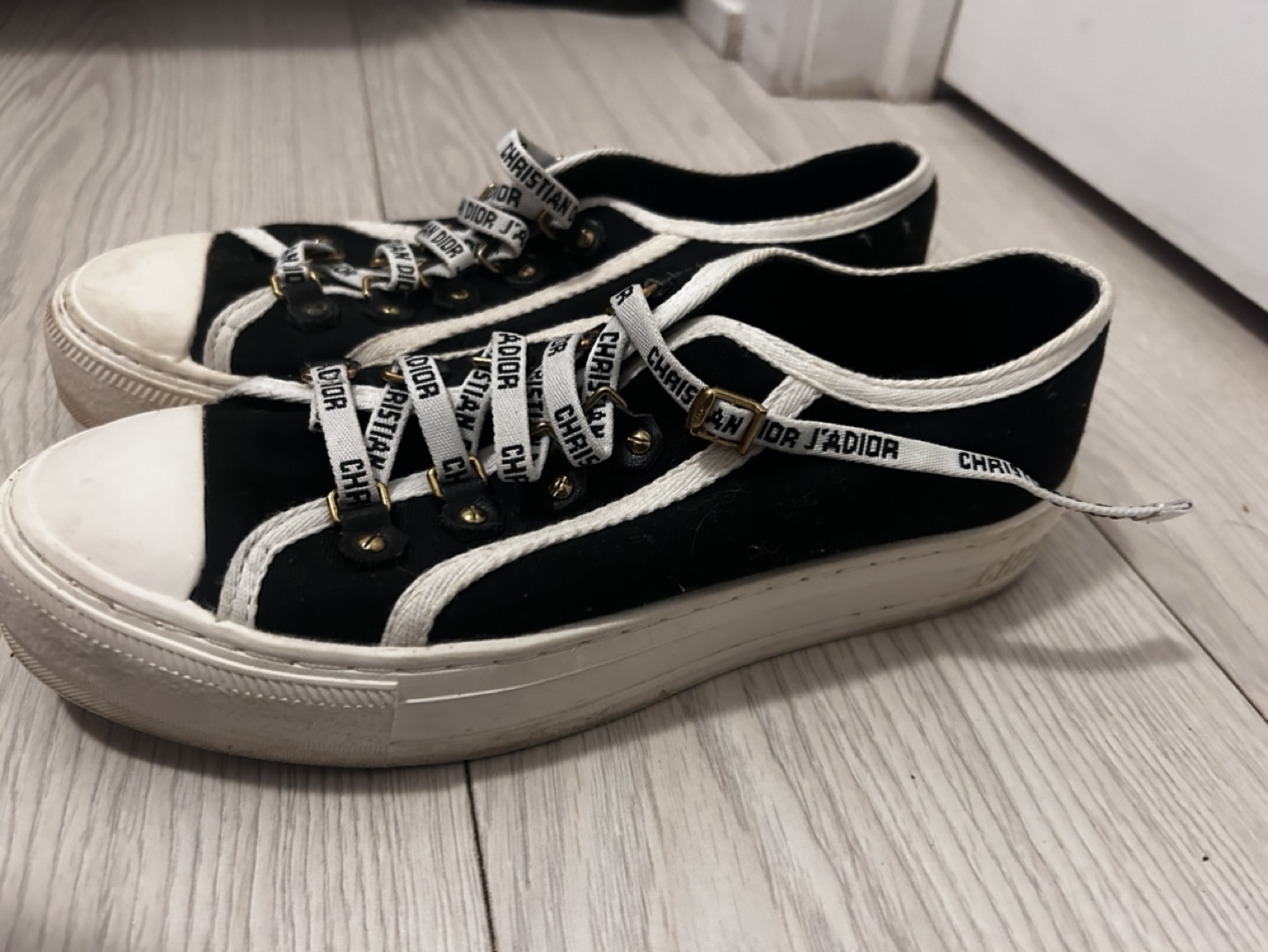 Christian Dior Black and White Sneakers - photo 2
