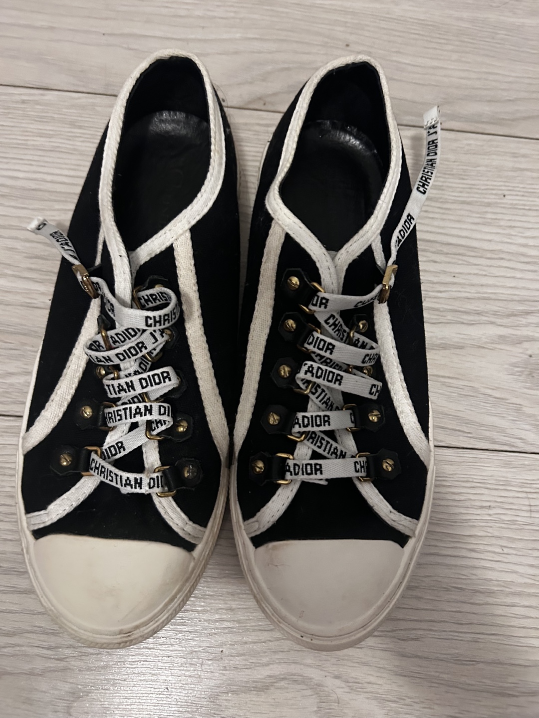 Christian Dior Black and White Sneakers - photo 3