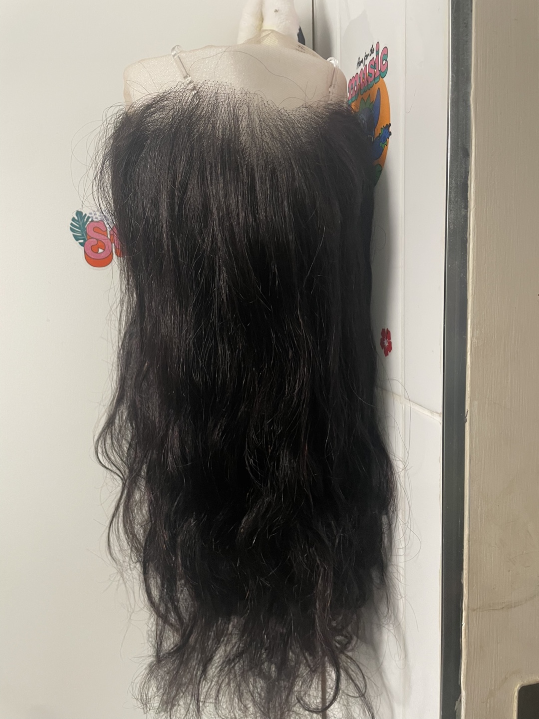 Black/Dark brown body wave lace wig