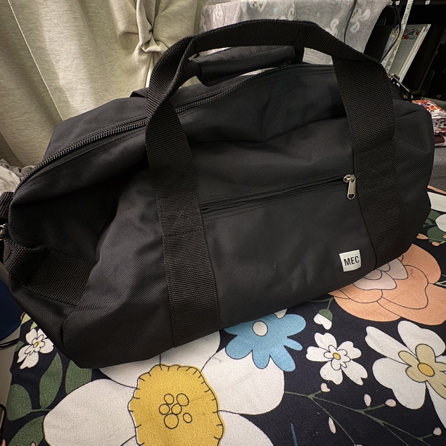 MEC 35L Black Duffle Bag