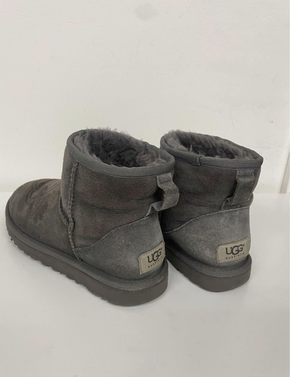 UGG Mini Boots - Grey - Women's Size 5