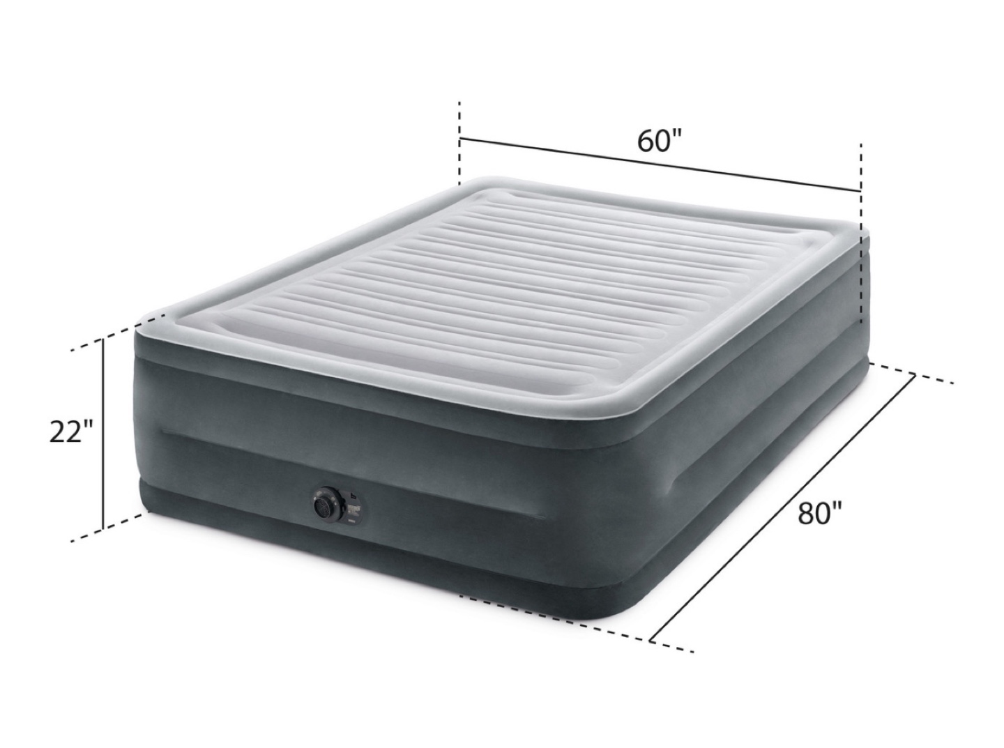 INTEX Dura-Beam Deluxe High-Rise Queen Air Mattress