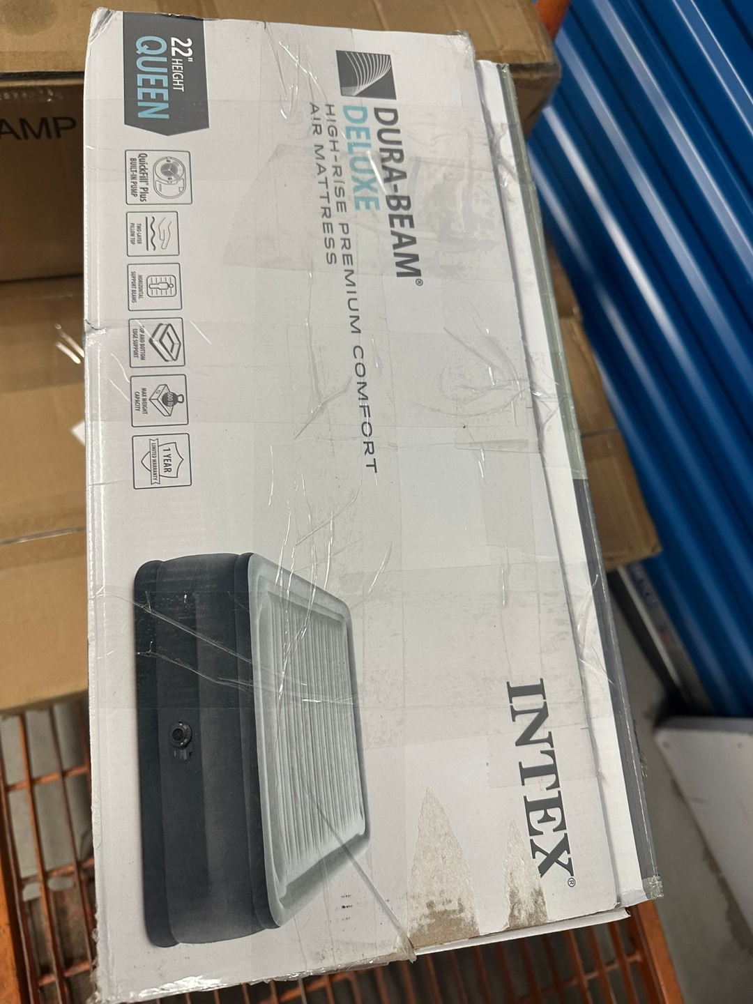 INTEX Dura-Beam Deluxe High-Rise Queen Air Mattress - photo 4