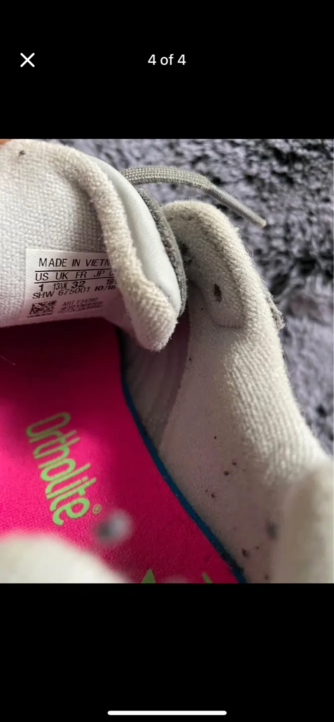 Adidas Kids Sneakers Size 1 image indicator(4)