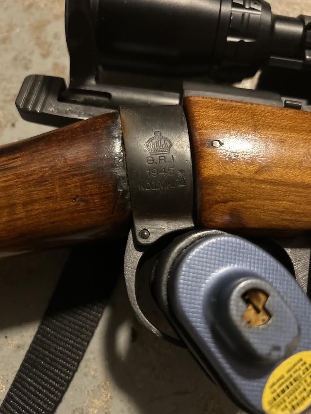 303 British sport rifle with scope