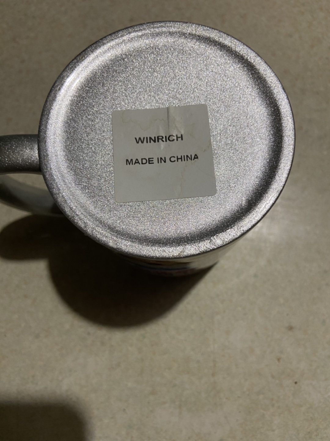 # freecycle Silver Tamil Language Coffee Mug - photo 5