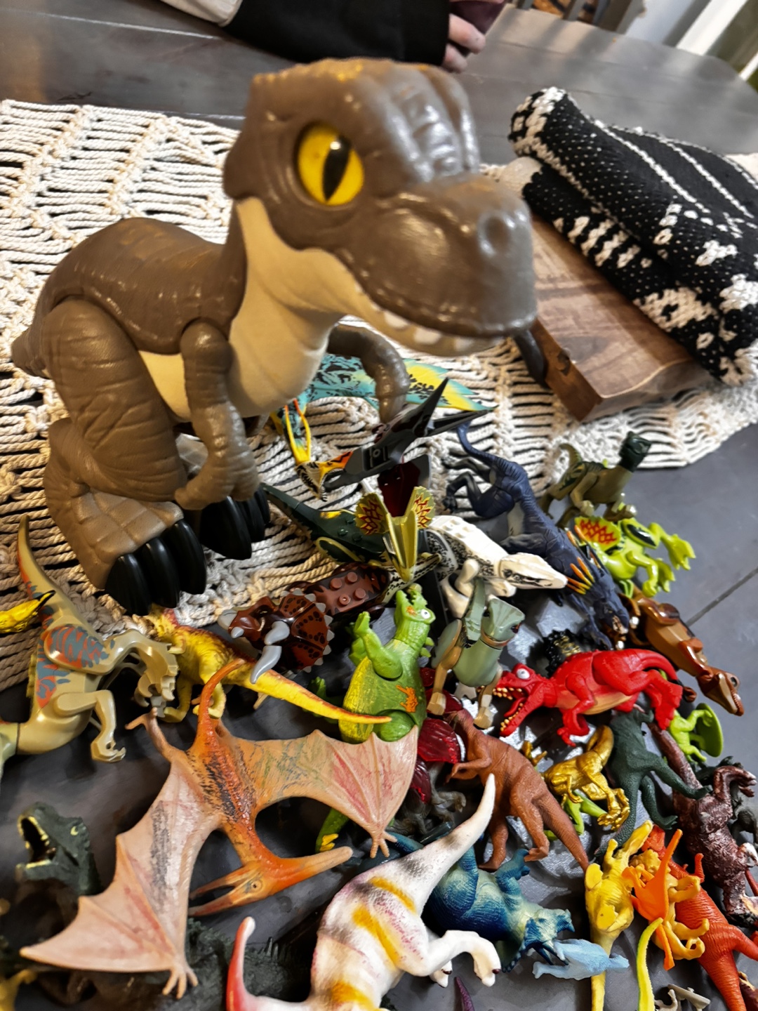 Large Lot of Dinosaur Toys - Includes Electronic T-Rex! - photo 2