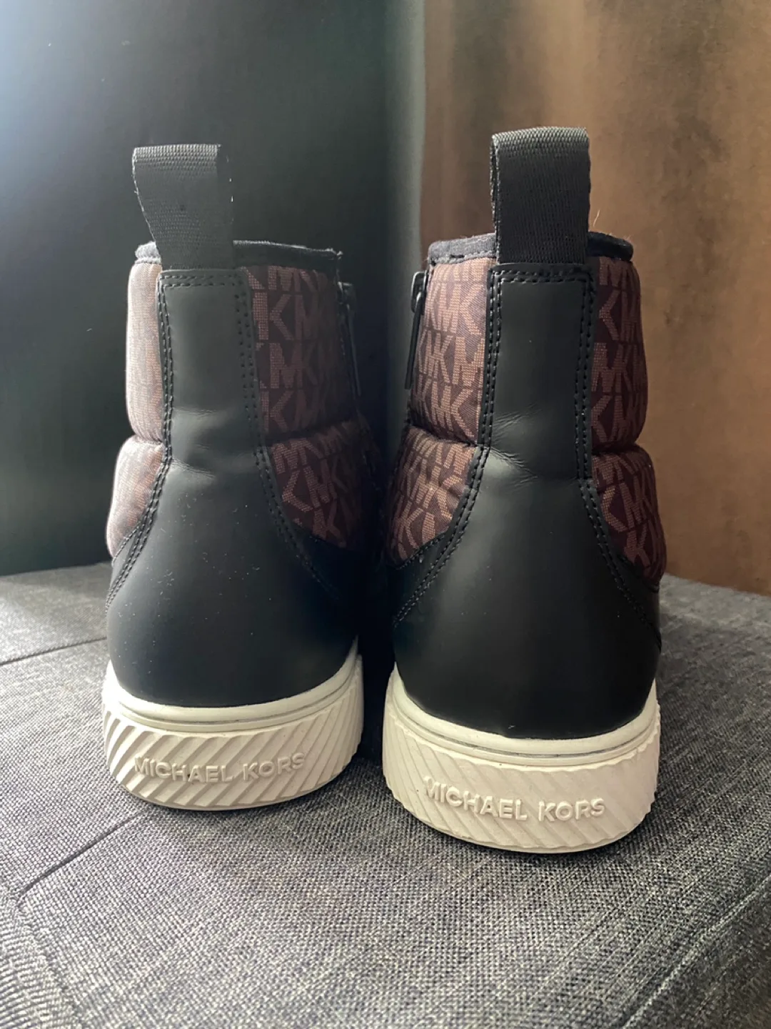 Michael Kors MK Signature Quilted High Top Sneakers image indicator(5)
