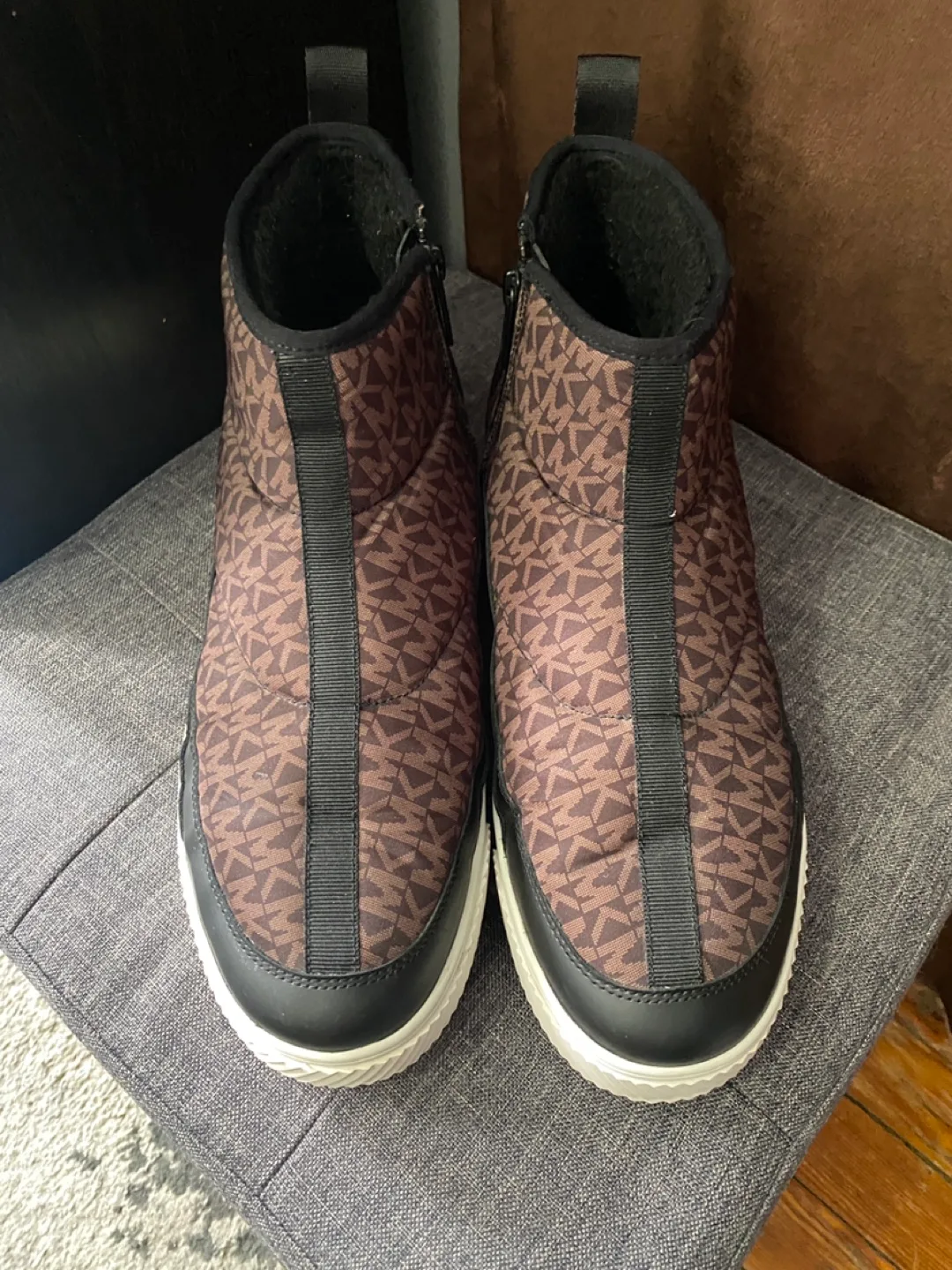 Michael Kors MK Signature Quilted High Top Sneakers image indicator(2)