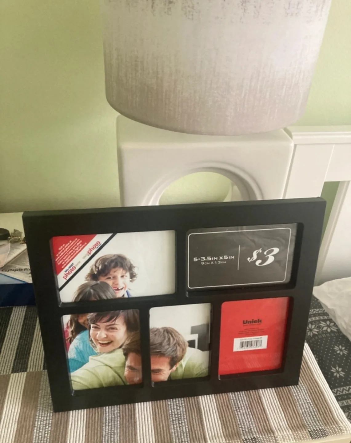 Black multi-photo frame image indicator(3)