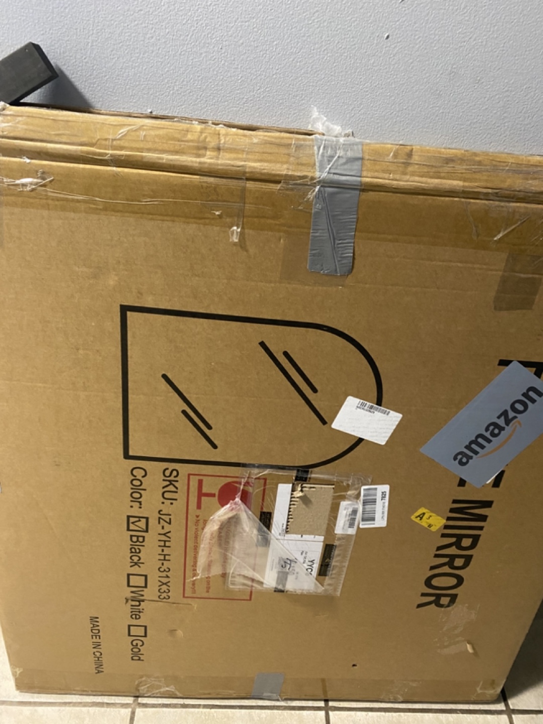 Brand New Arch Mirror - Black Frame - photo 2