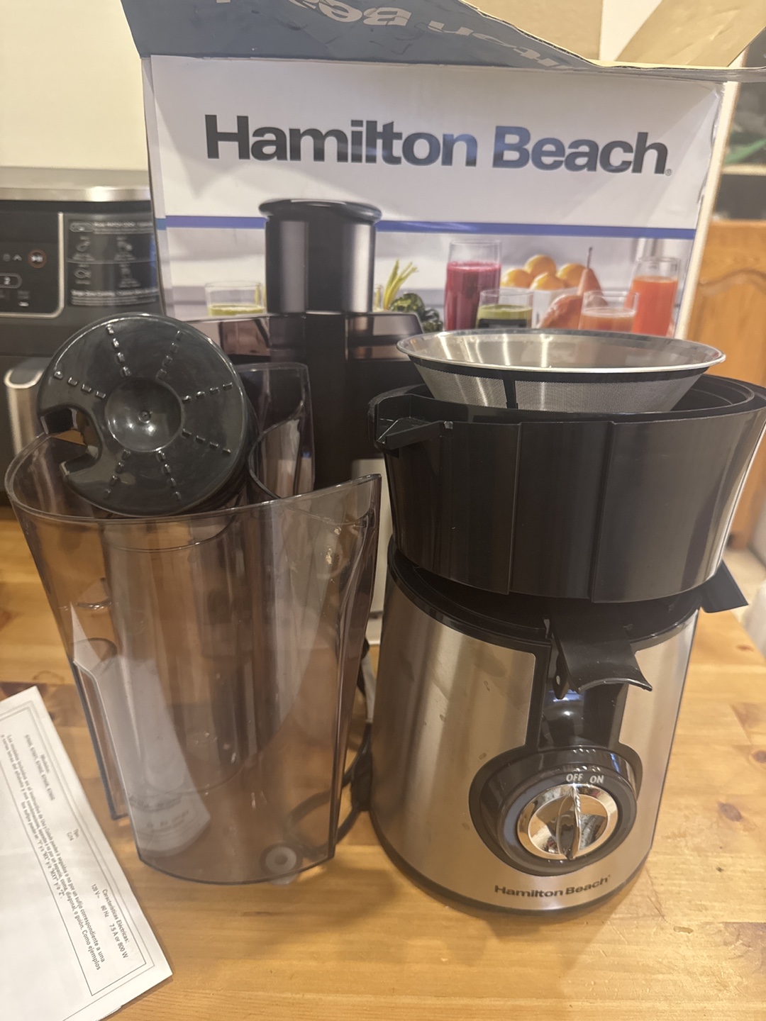 Hamilton Beach Big Mouth Pro 800-Watt Juicer - Brand New in Box - photo 2