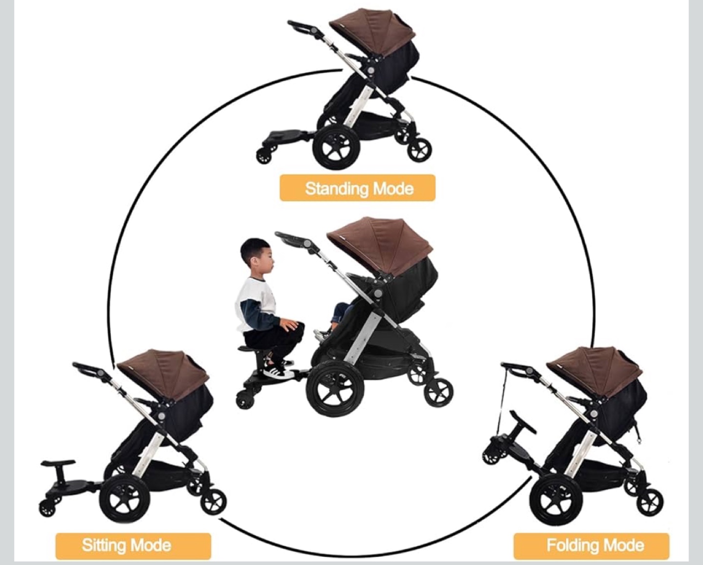 Universal Stroller Board for Kids - Attachable Ride-on - photo 3
