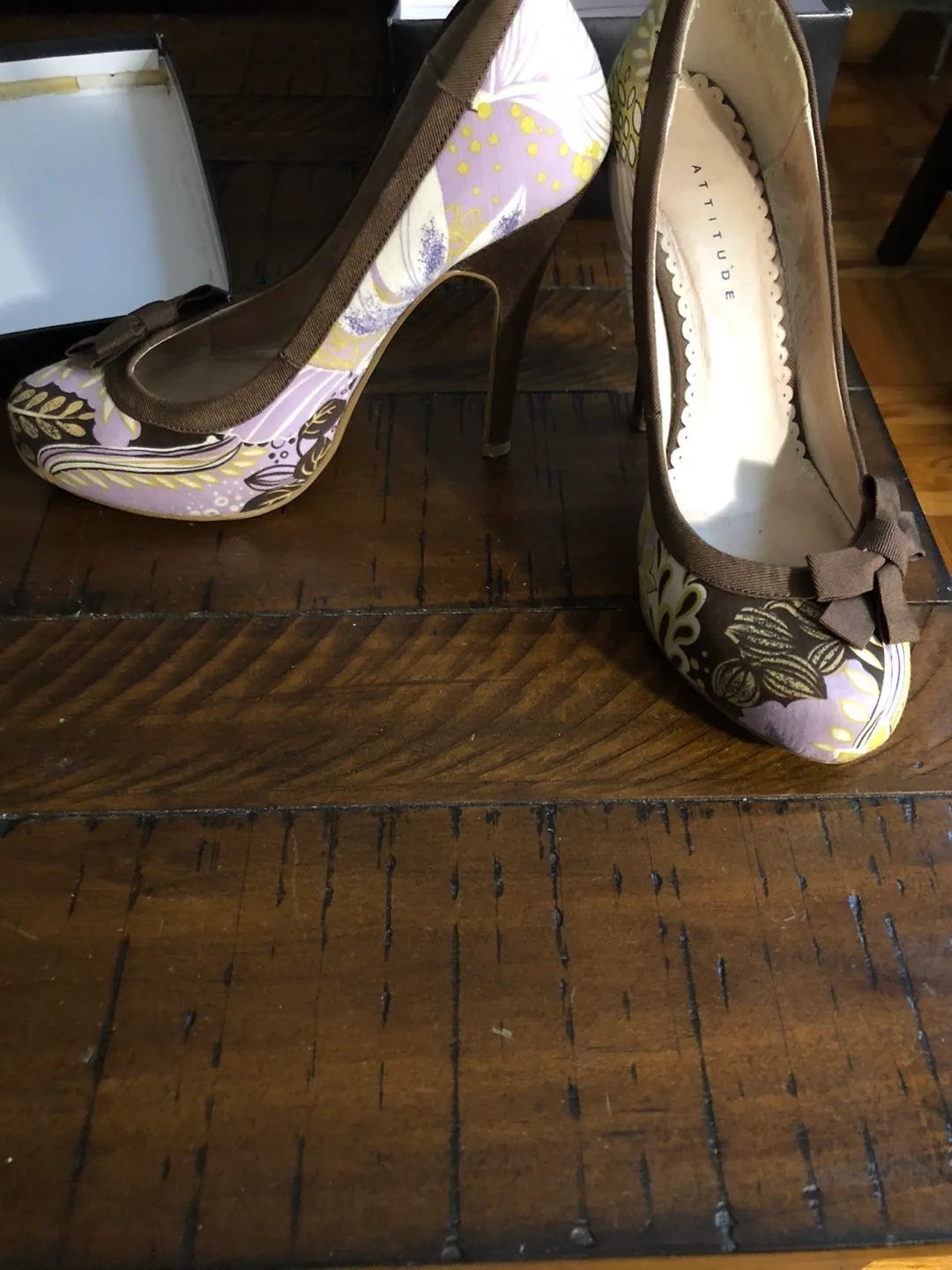 Attitude Floral High Heels image indicator(4)