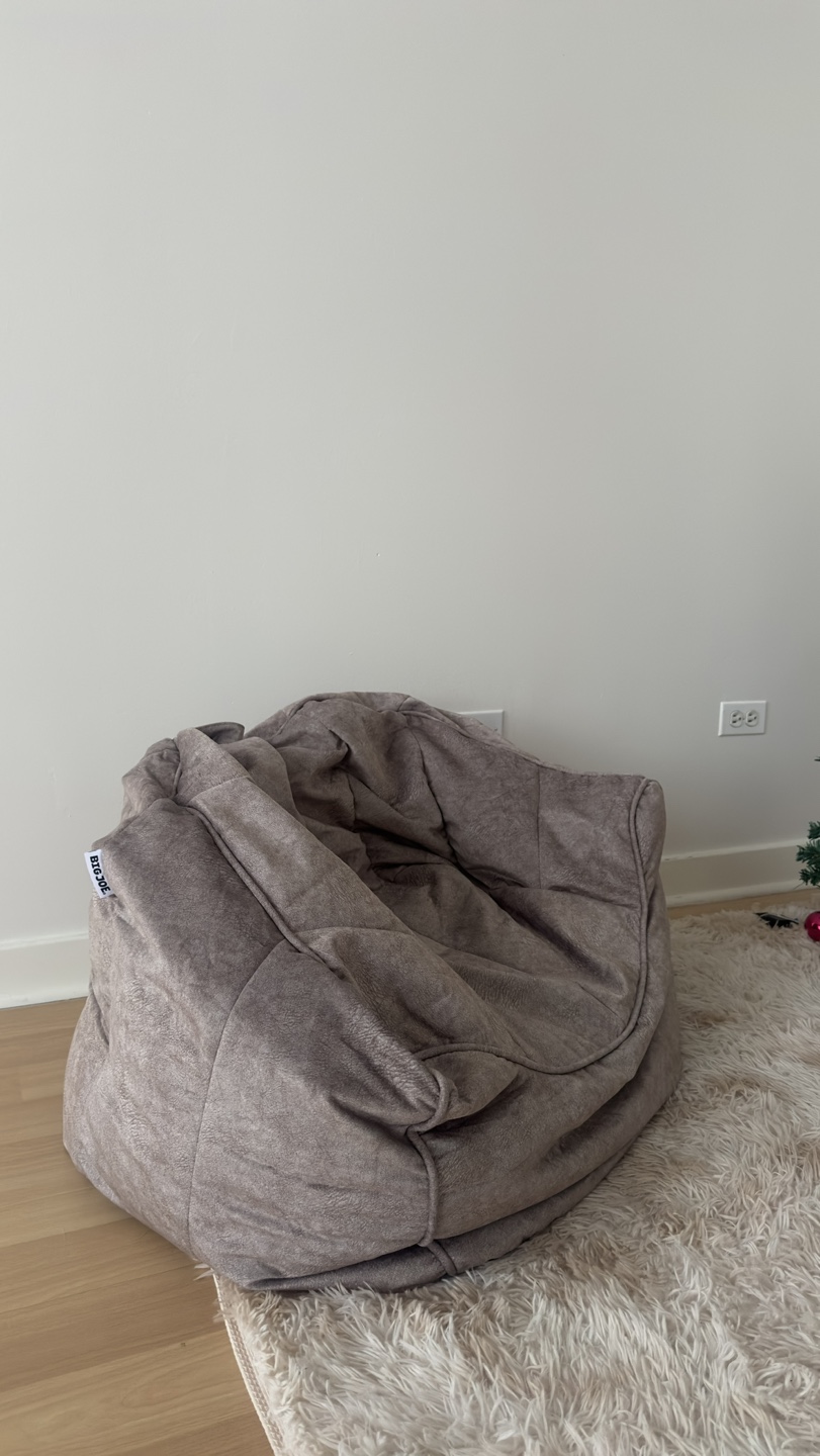 Big Joe Milano Bean Bag Chair - Taupe - photo 3
