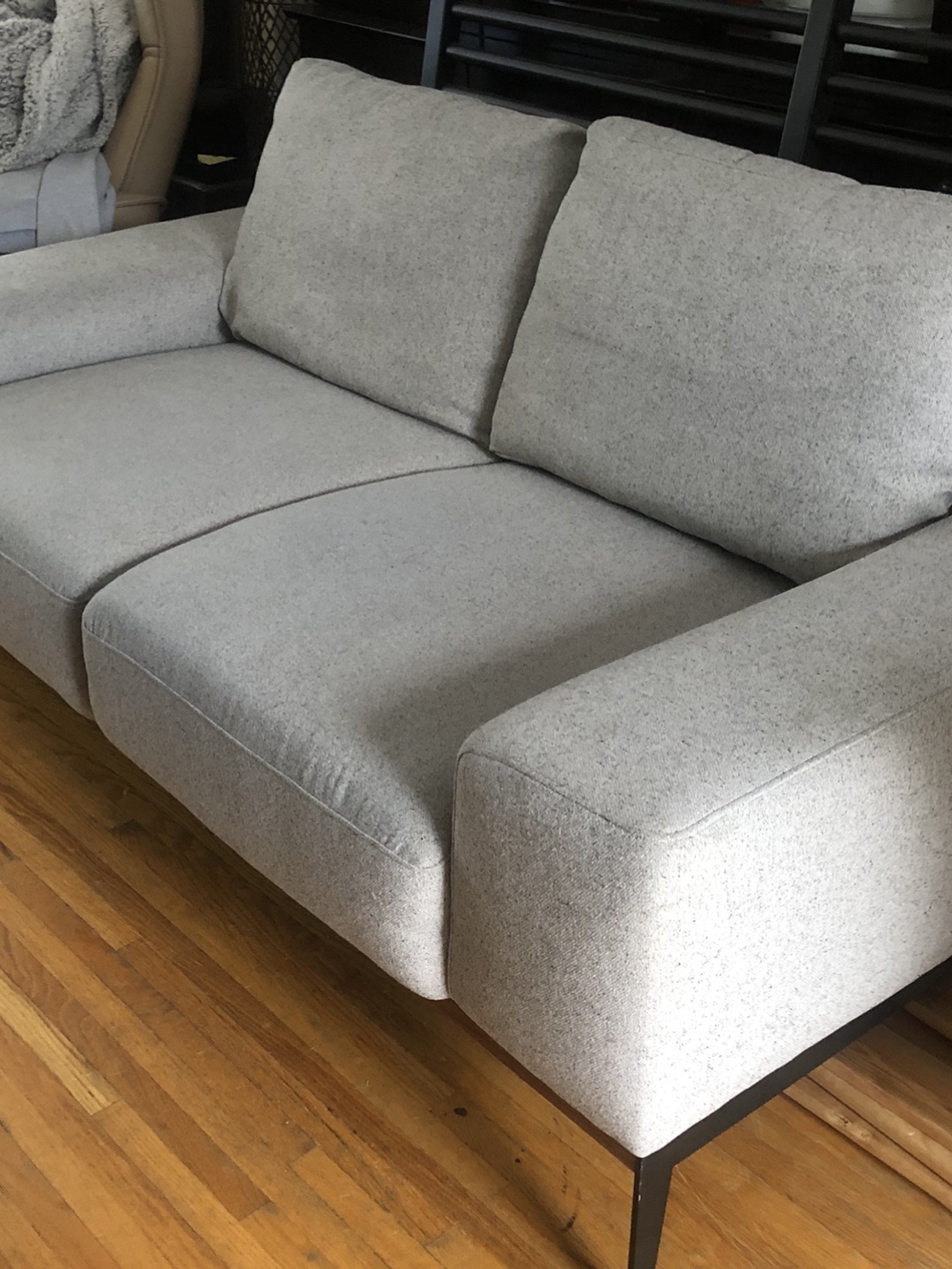 Grey Two-Seater Sofa Structube - photo 2