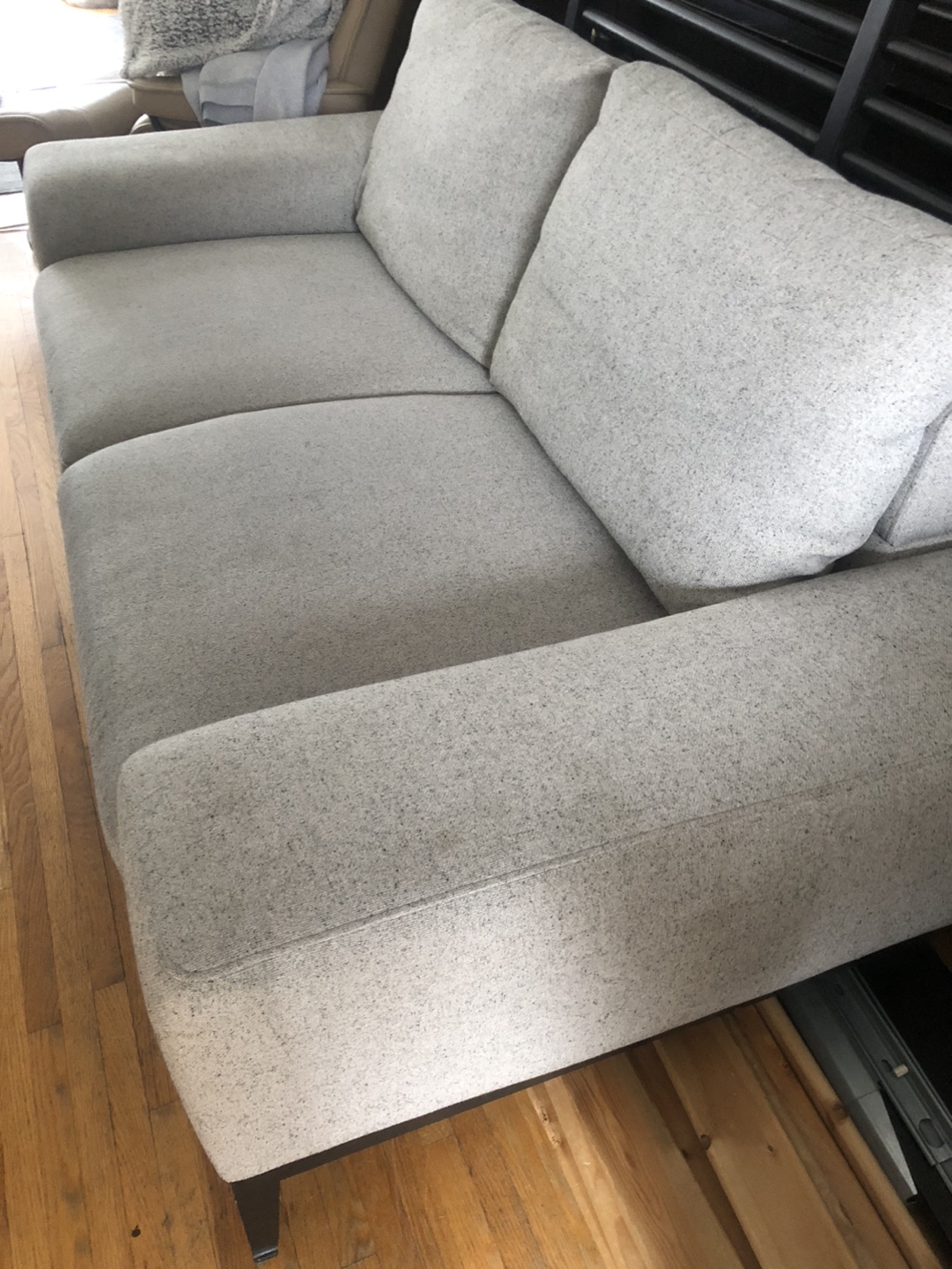 Grey Two-Seater Sofa Structube - photo 3