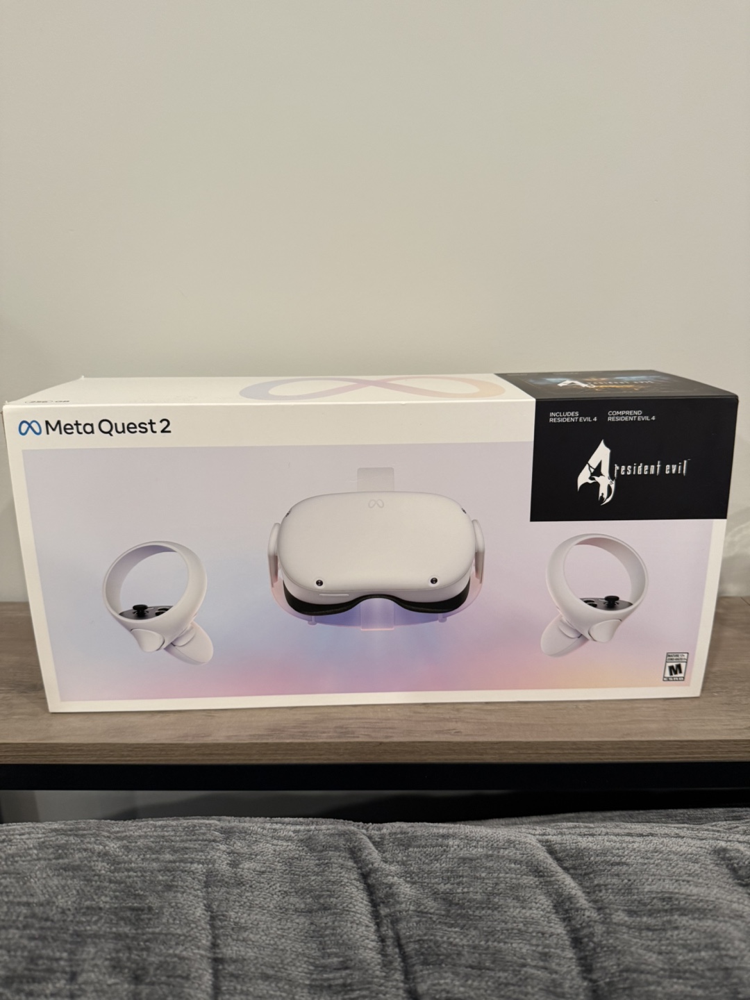 Meta Quest 2 VR Headset - White - Includes Resident Evil 4