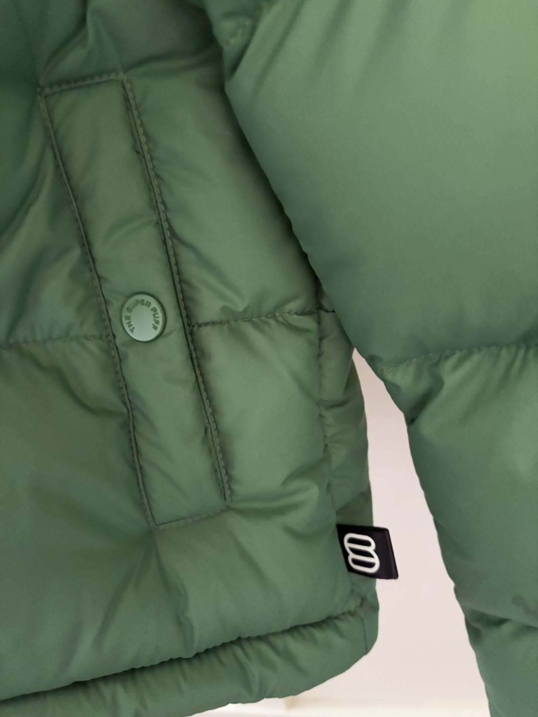 Super(Re) Puff Recycled Down Jacket - 2XS - Green - photo 5