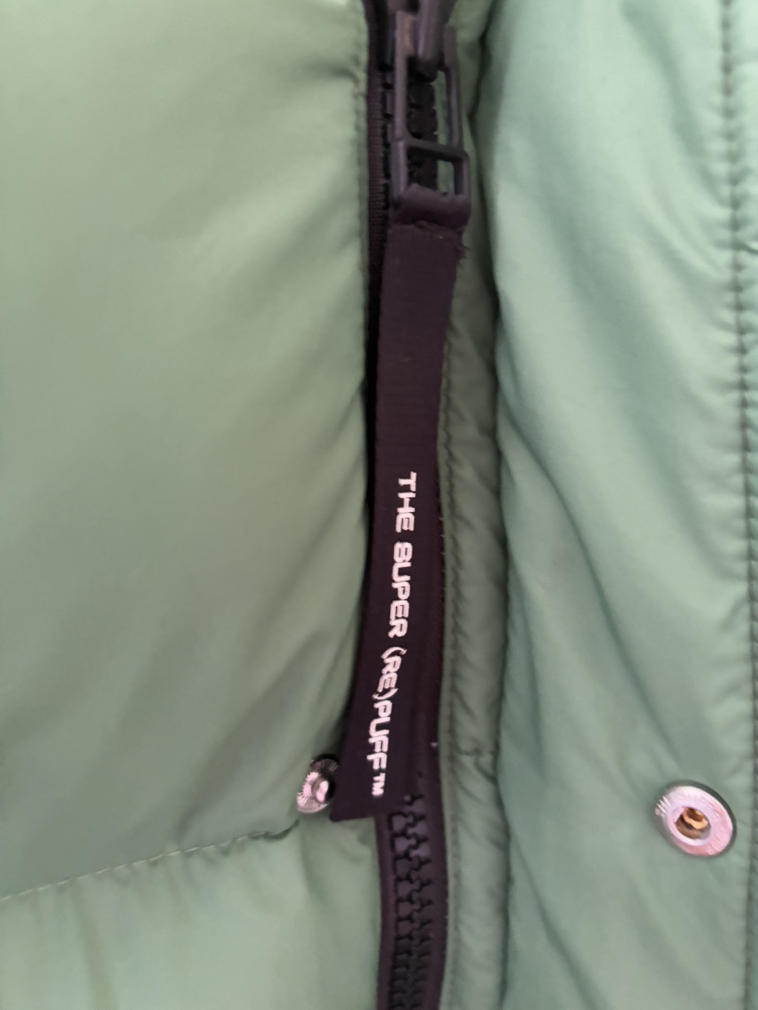 Super(Re) Puff Recycled Down Jacket - 2XS - Green - photo 3