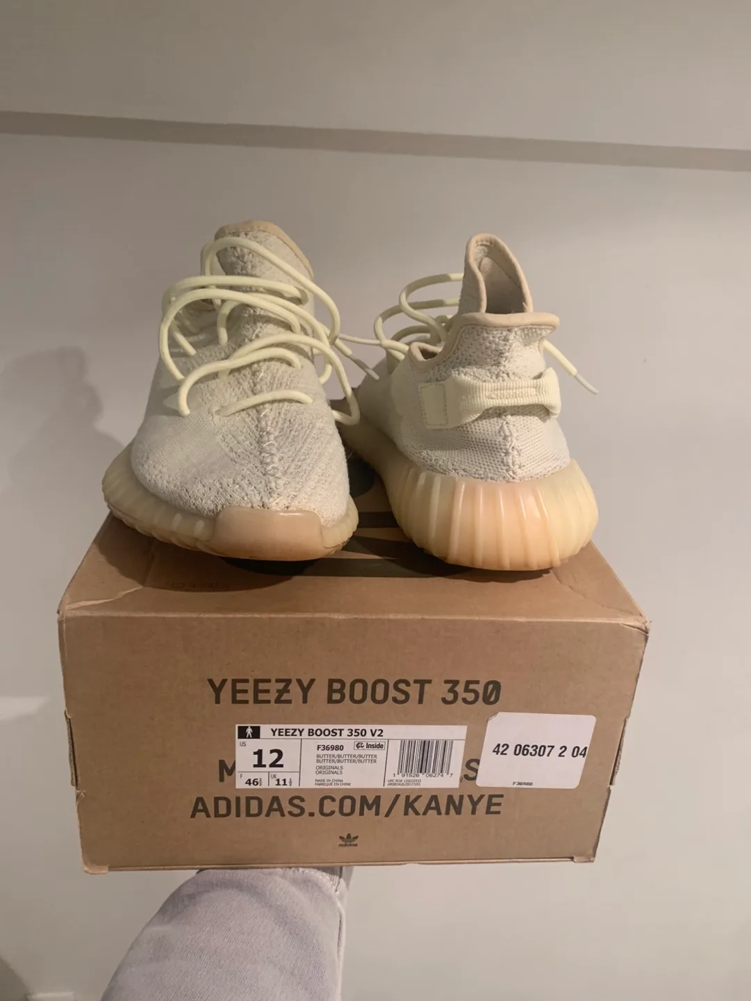 Size 12 Yeezy 350 Butter image indicator(2)