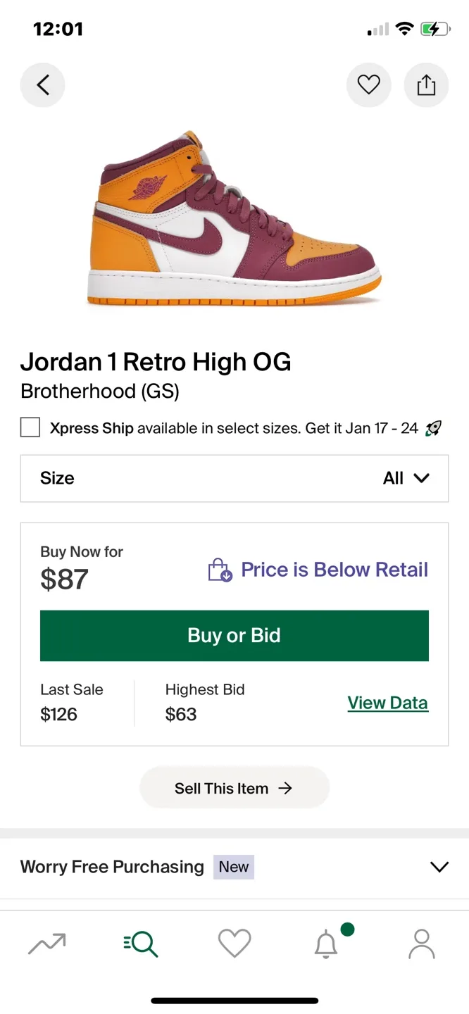 Jordan 1 Retro High OG thumbnail