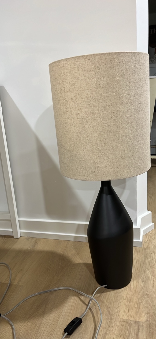 Modern Table Lamp with Linen Shade